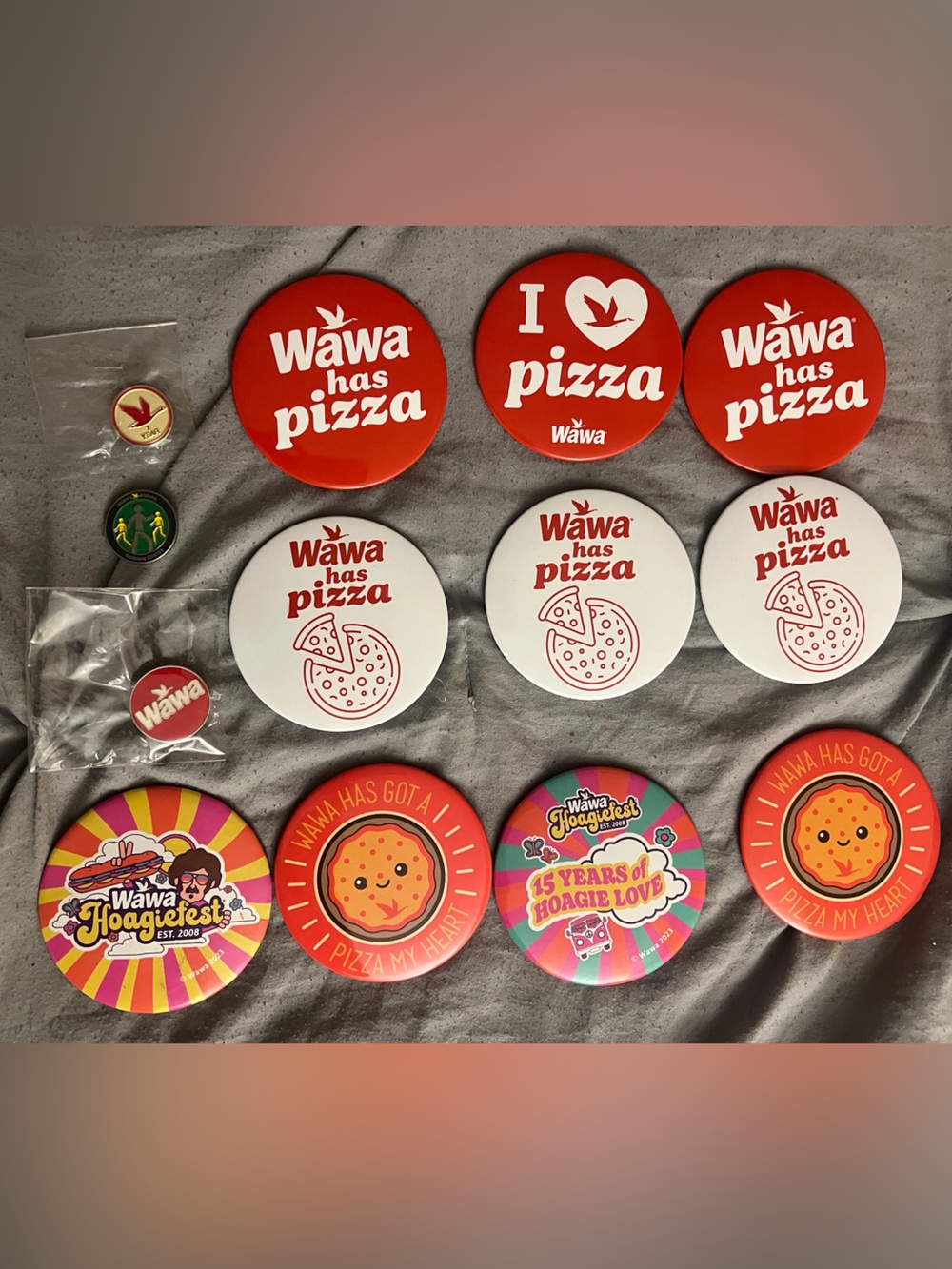 Vintage Wawa Pin Lot 🍕❤️ - Individual Order